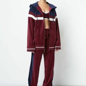 Puma Fenty Velour Tracksuit in Tawny Port